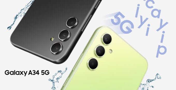 Samsung Galaxy A34 5G telefon incelemesi